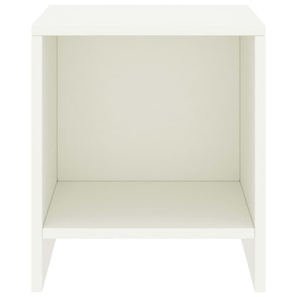 Bedside Cabinet White 35x30x40 cm Solid Pinewood