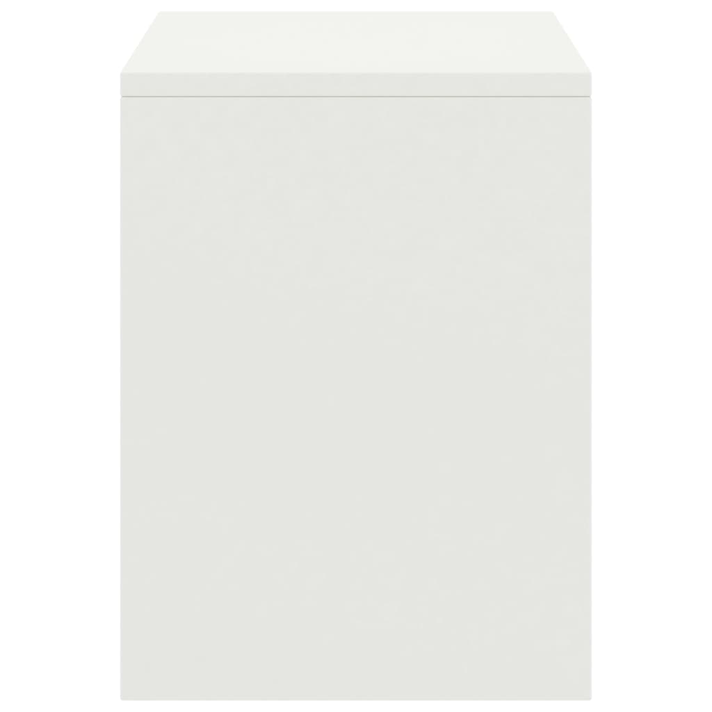 Bedside Cabinet White 35x30x40 cm Solid Pinewood