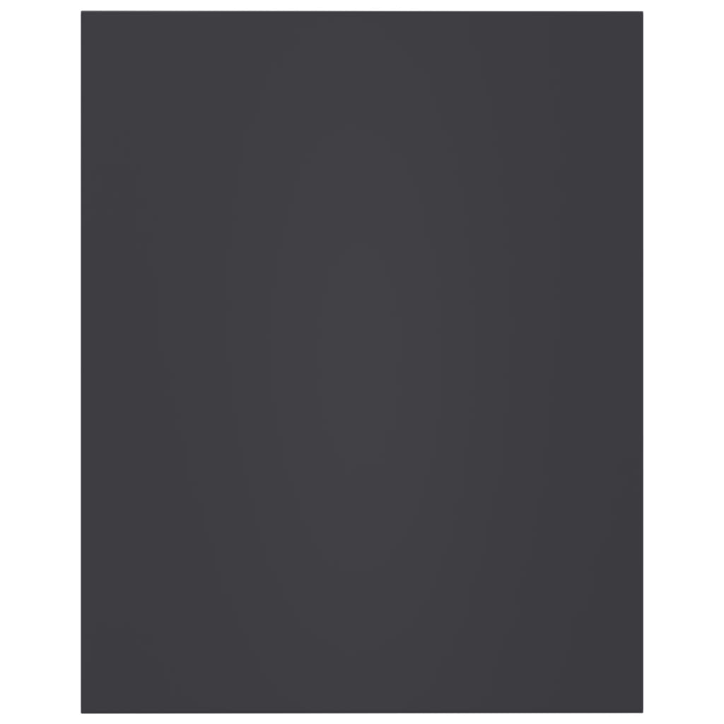 Bookshelf Boards 8 pcs Grey 40x50x1.5 cm Engineered Wood