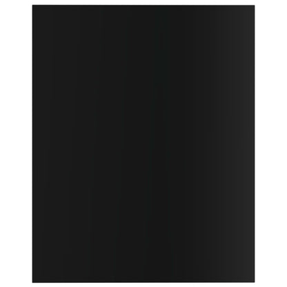 Bookshelf Boards 8 pcs High Gloss Black 40x50x1.5 cm Engineered Wood