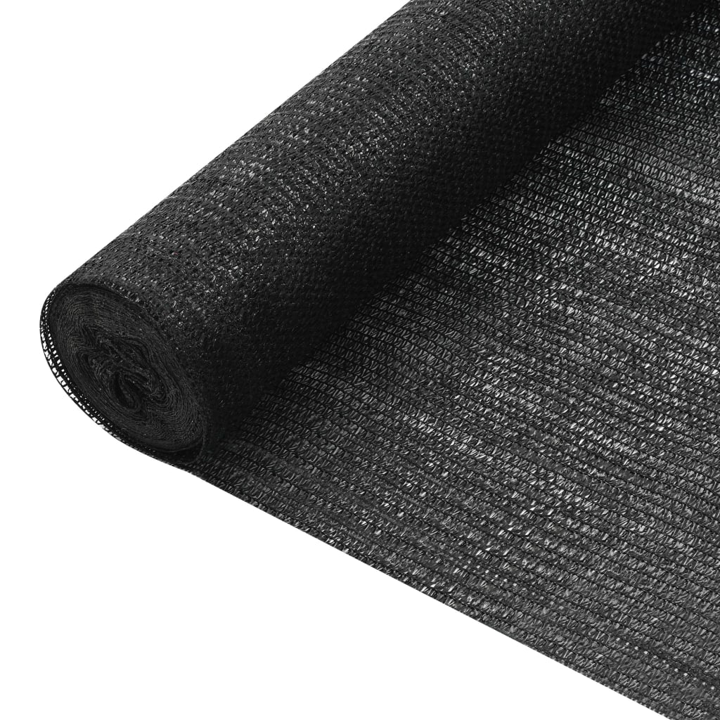 Privacy Net Black 1x25 m HDPE 75 g/m²