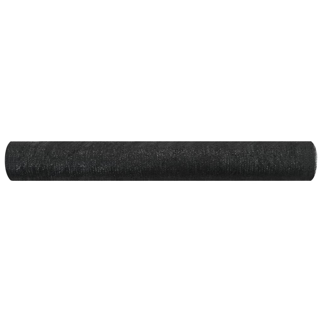 Privacy Net Black 1x25 m HDPE 75 g/m²