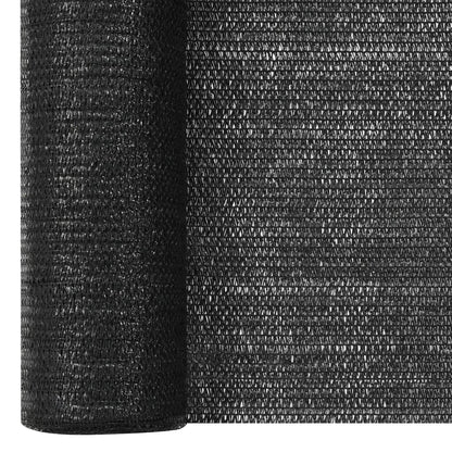 Privacy Net Black 1x25 m HDPE 75 g/m²