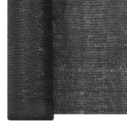 Privacy Net Black 1x10 m HDPE 195 g/m²