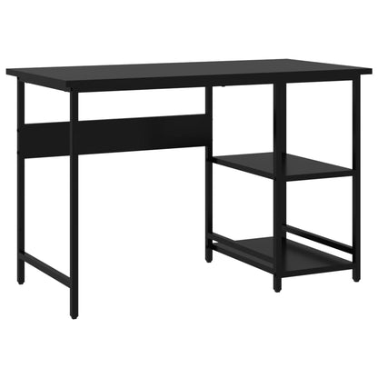 Computer Desk Black 105x55x72 cm MDF and Metal