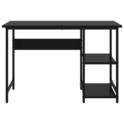 Computer Desk Black 105x55x72 cm MDF and Metal