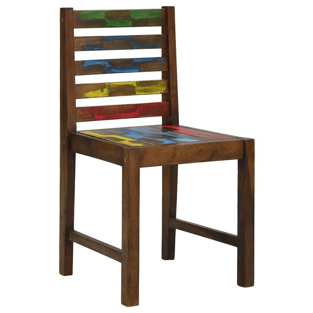 Dining Chairs 2 pcs Solid Reclaimed Wood