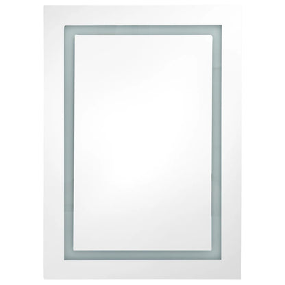 LED Bathroom Mirror Cabinet 50x13x70 cm