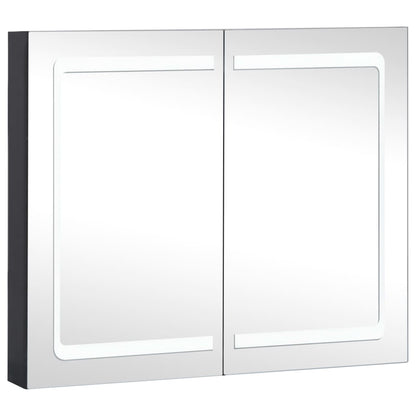 LED Bathroom Mirror Cabinet 80x12.2x68 cm