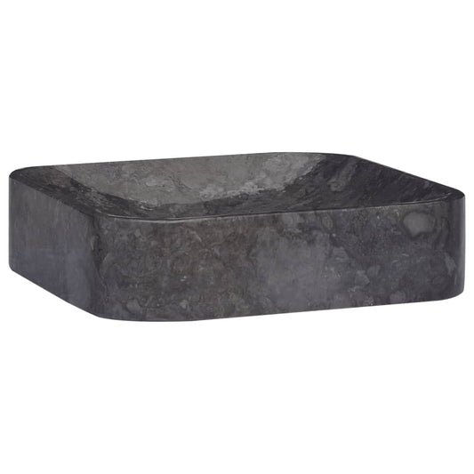 Sink Black 40x40x10 cm Marble