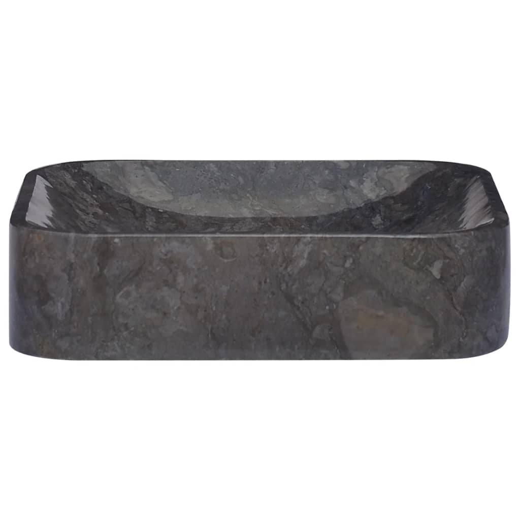 Sink Black 40x40x10 cm Marble