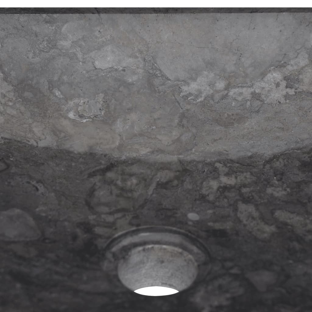 Sink Black 40x40x10 cm Marble