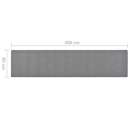 Carpet Runner Dark Grey 80x400 cm