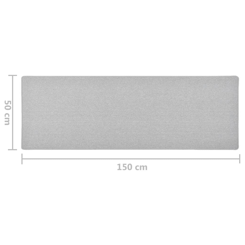 Carpet Runner Light Grey 50x150 cm