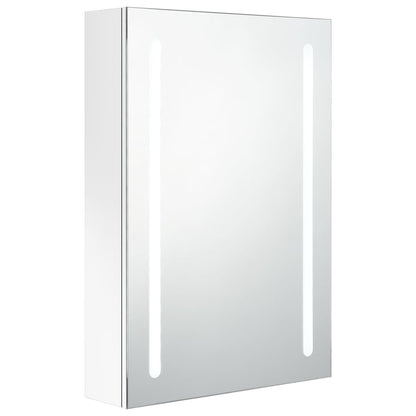 LED Bathroom Mirror Cabinet Shining White 50x13x70 cm