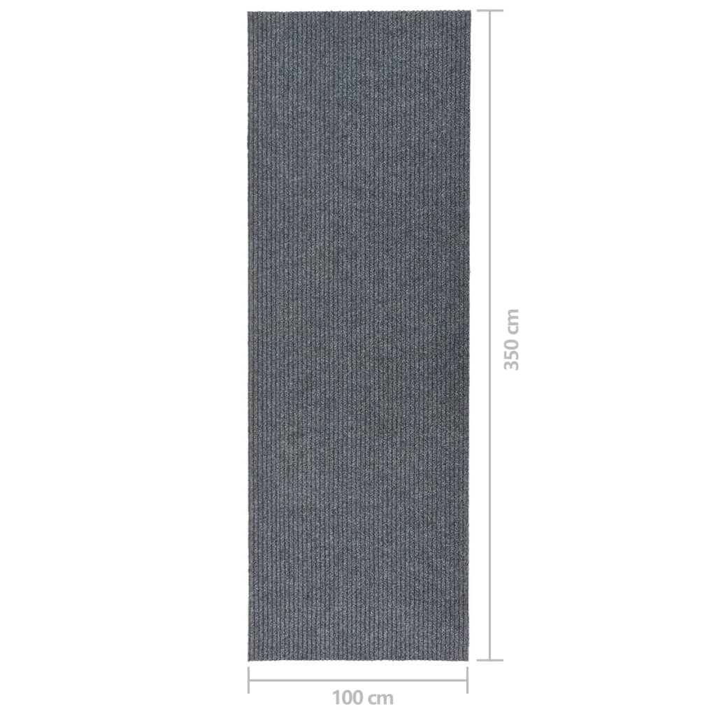 Dirt Trapper Carpet Runner 100x350 cm Grey