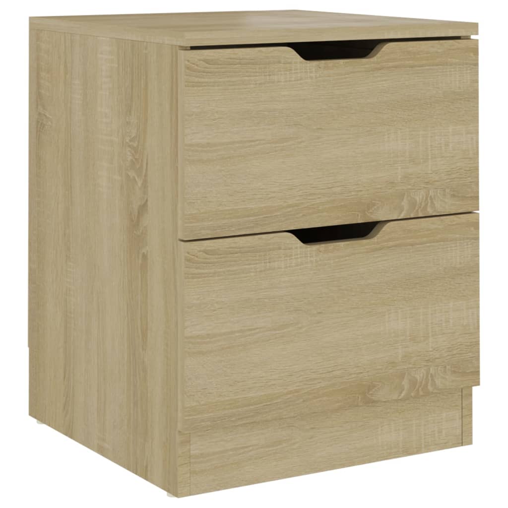 Bedside Cabinet Sonoma Oak 40x40x50 cm Engineered Wood