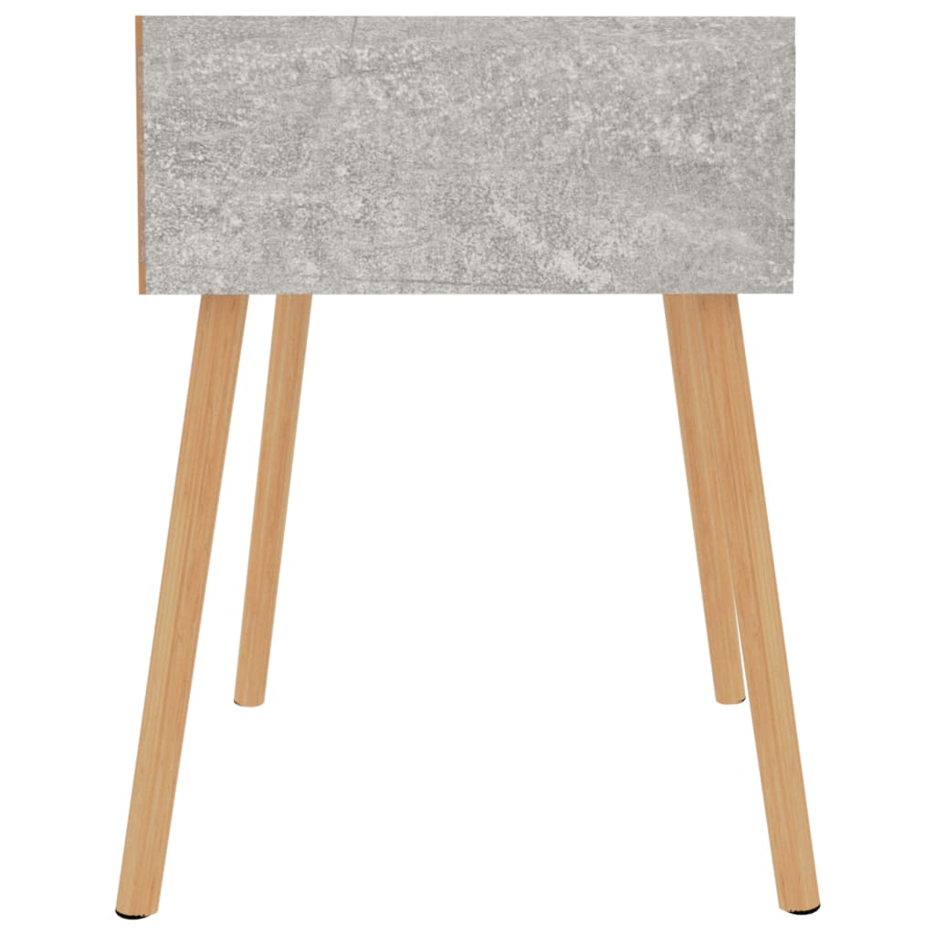 Bedside Cabinet Concrete Grey 40x40x56 cm Engineered Wood