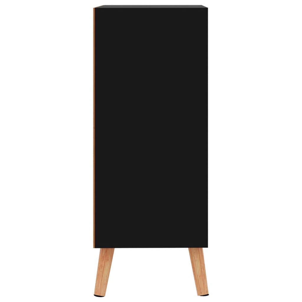 Sideboard High Gloss Black 60x30x72 cm Engineered Wood