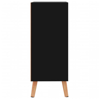 Sideboard High Gloss Black 60x30x72 cm Engineered Wood