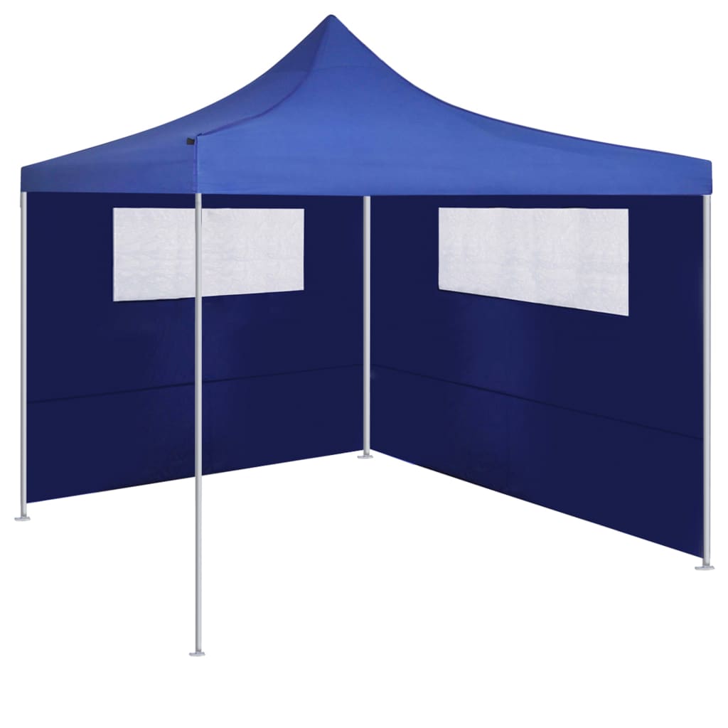 Gazebo Sidewalls with Windows 2 pcs Blue
