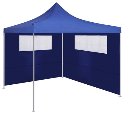 Gazebo Sidewalls with Windows 2 pcs Blue