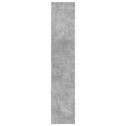 Book Cabinet Concrete Grey 60x35x180 cm Engineered Wood