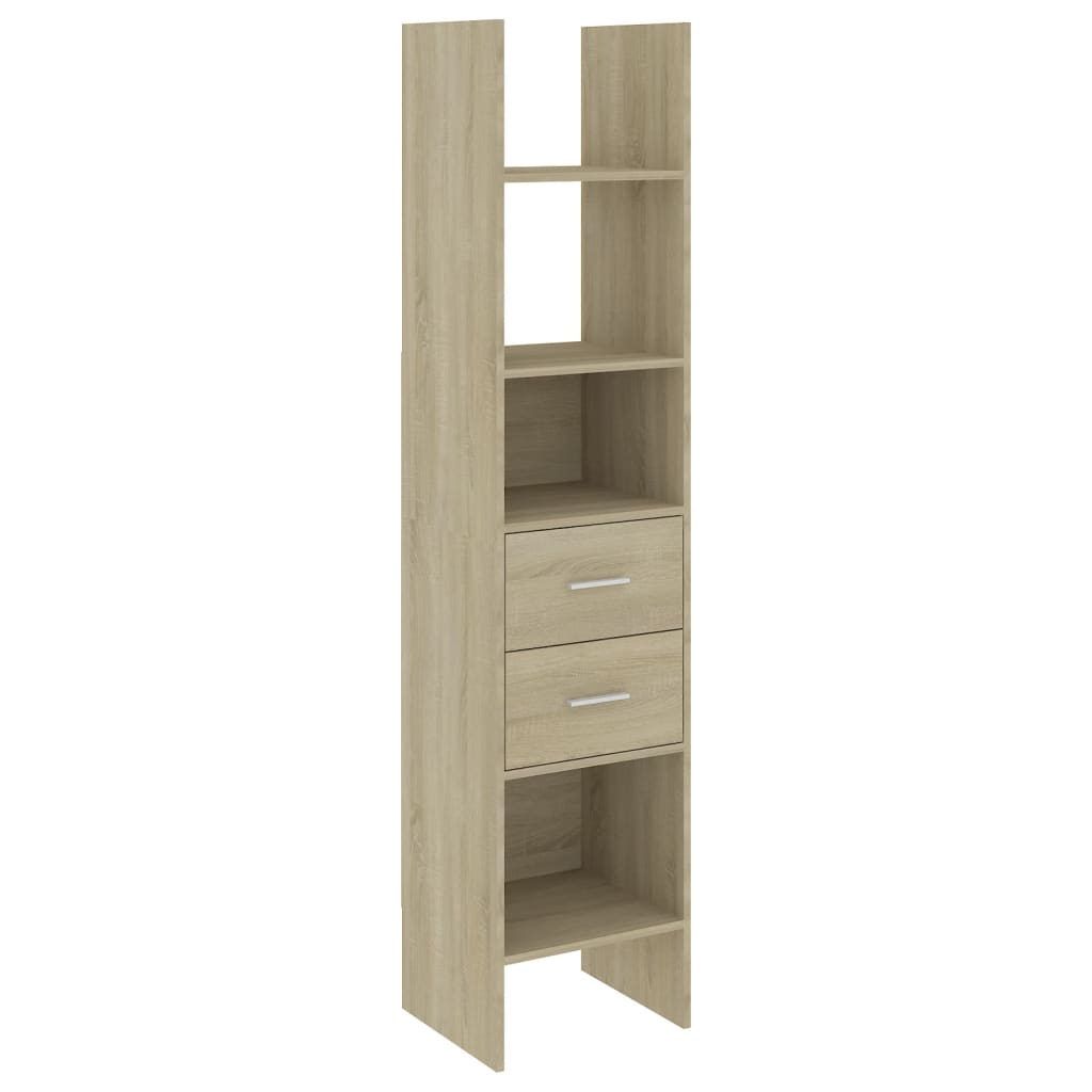 Book Cabinet Sonoma Oak 40x35x180 cm Engineered Wood