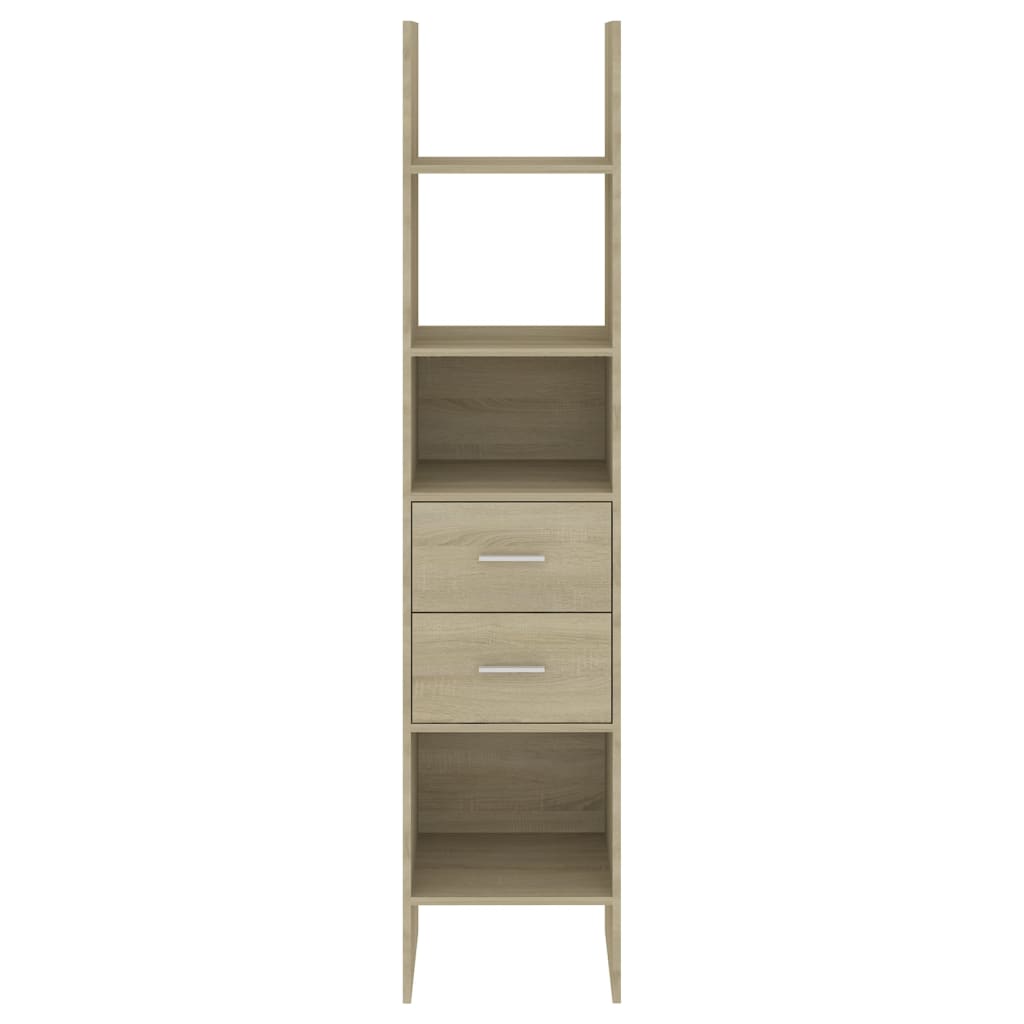 Book Cabinet Sonoma Oak 40x35x180 cm Engineered Wood