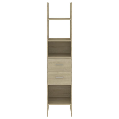 Book Cabinet Sonoma Oak 40x35x180 cm Engineered Wood