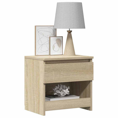 Bedside Cabinet Sonoma Oak 40x30x39 cm Engineered Wood