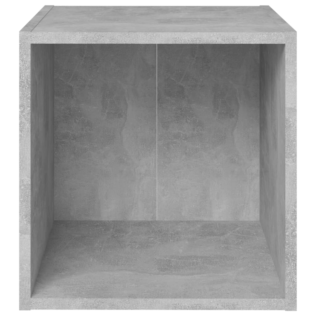 TV Cabinets 4 pcs Concrete Grey 37x35x37 cm Engineered Wood