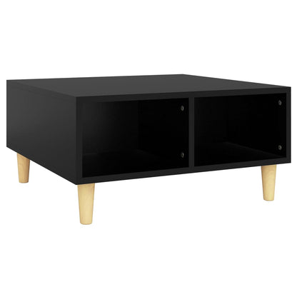 Coffee Table Black 60x60x30 cm Engineered Wood