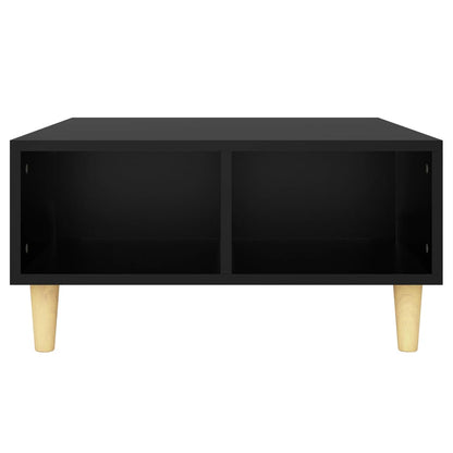 Coffee Table Black 60x60x30 cm Engineered Wood