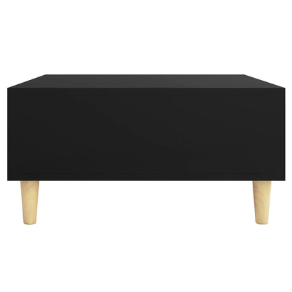 Coffee Table Black 60x60x30 cm Engineered Wood