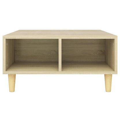 Coffee Table Sonoma Oak 60x60x30 cm Engineered Wood