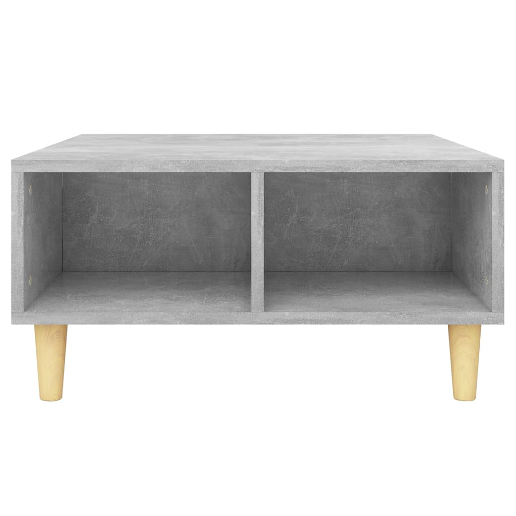 Coffee Table Concrete Grey 60x60x30 cm Engineered Wood