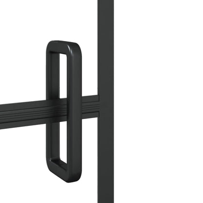 Folding Shower Enclosure ESG 80x140 cm Black