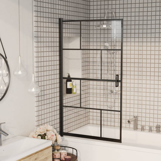 Shower Enclosure ESG 80x140 cm Black