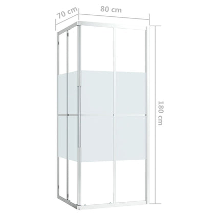 Shower Cabin ESG 80x70x180 cm