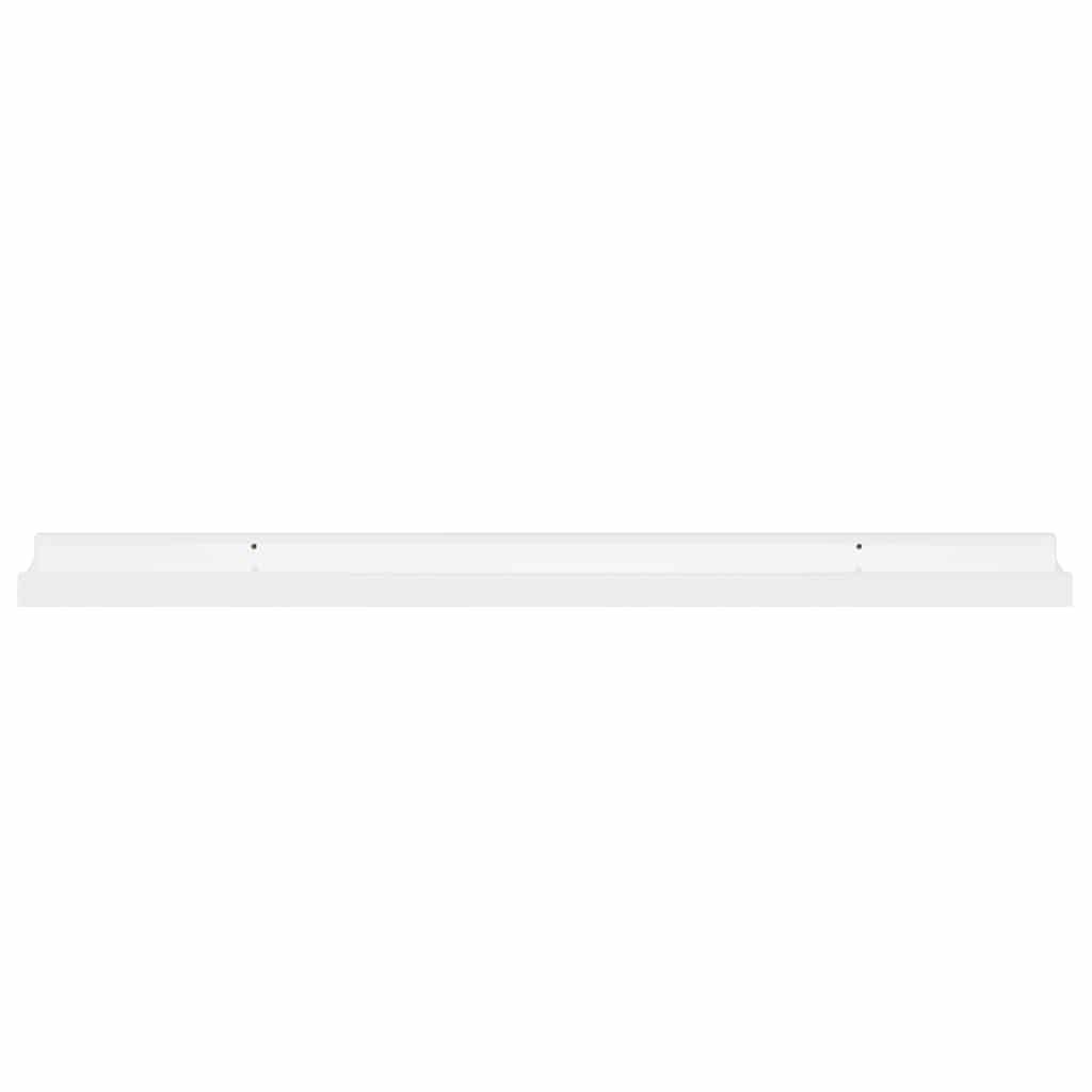 Wall Shelves 4 pcs High Gloss White 80x9x3 cm