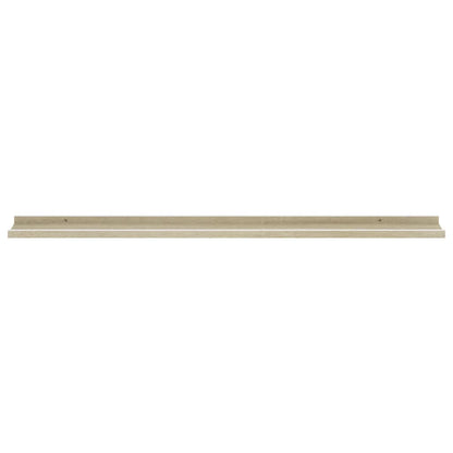 Wall Shelves 4 pcs White and Sonoma Oak 115x9x3 cm
