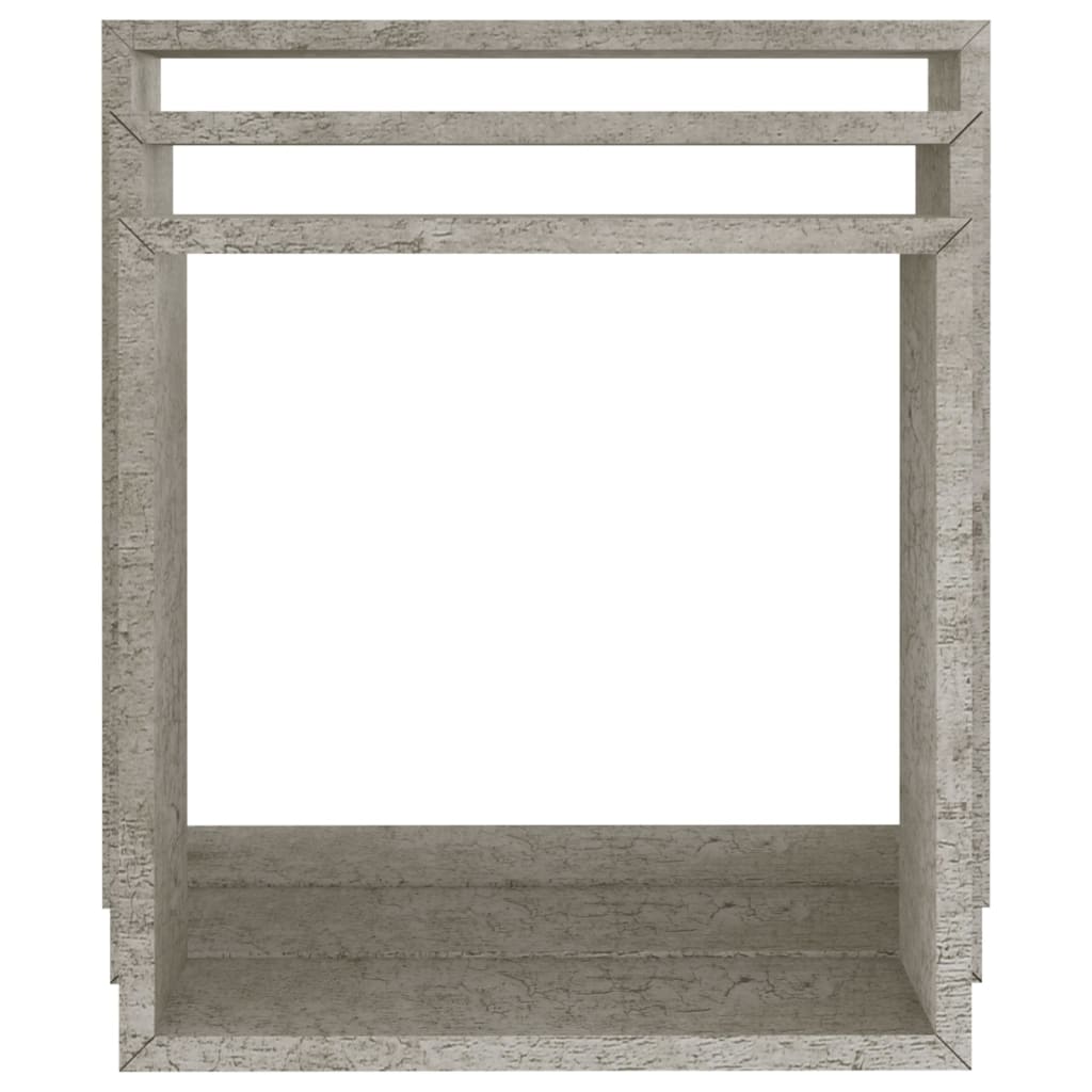Wall Cube Shelves 3 pcs Concrete Grey