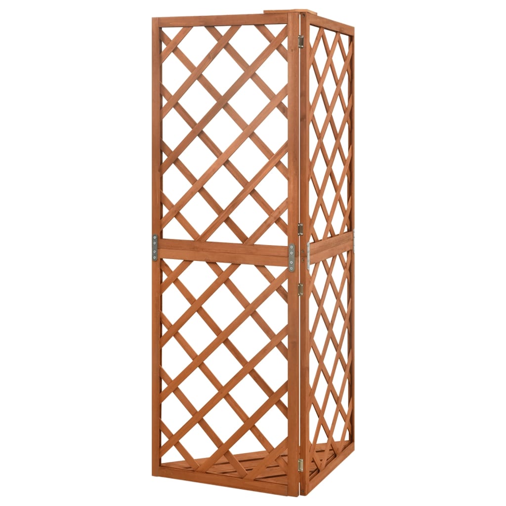 Corner Trellis 50x50x145 cm Solid Fir Wood