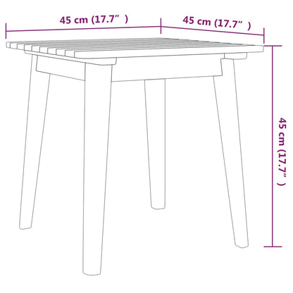 3 Piece Bistro Set Solid Acacia Wood