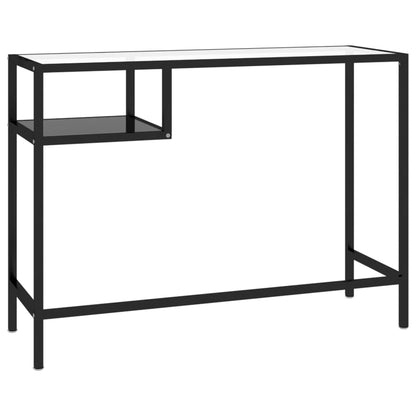 Computer Desk Black 100x36x74 cm Glass