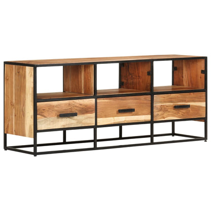 TV Cabinet 110x30x45 cm Solid Acacia Wood