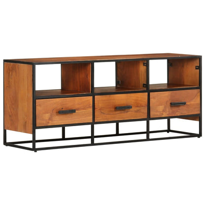 TV Cabinet 110x30x45 cm Solid Acacia Wood