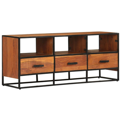 TV Cabinet 110x30x45 cm Solid Acacia Wood