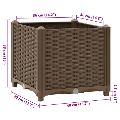 Raised Bed 40x40x38 cm Polypropylene